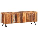 vidaXL Meuble TV 110x30x40 cm Bois massif de récupération