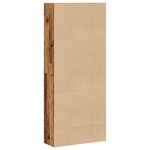 vidaXL Bibliothèque vieux bois 80x30x189 cm bois d'ingénierie
