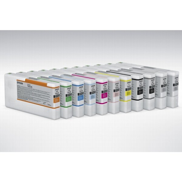 Cartouche jet d'encre noir epson t653 (200 ml) pour imprimante jet d'encre epson