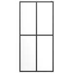 vidaXL Écran de douche Verre trempé transparent 80x195 cm