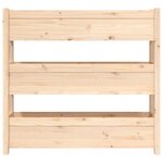 vidaXL Jardinière 112x25x104 5 cm Bois massif de pin