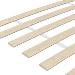 vidaXL Lattes de rechange pour sommier avec 48 lattes  2 pièces  100 x 200 cm