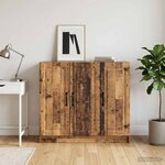 vidaXL Buffet Bois ancien 89 x 34 5 x 77 cm Bois d'ingénierie