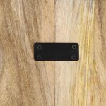vidaXL Tête de lit 180 cm bois de manguier brut massif