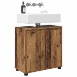 vidaXL Armoire de lavabo de salle de bain Bois Ancien 60 x 30 x 60 cm