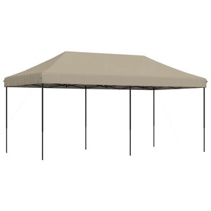 vidaXL Tente de fête 292 x 580 x 315 cm Taupe Tissu Oxford
