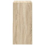 vidaXL Table de chevet 2 pc Chêne Sonoma 35 x 32 x 68 5 cm