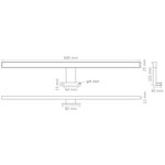 Vidaxl lampes de miroir 4 pièces 8 w blanc froid