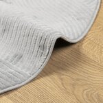 vidaXL Tapis IZA poils courts style scandinave gris Ø 120 cm