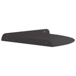 vidaXL Étagère flottante avec étagère 4 Pièces Noir 30 x 30 x 2 cm