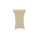 Perel nappe de table de cocktail champagne