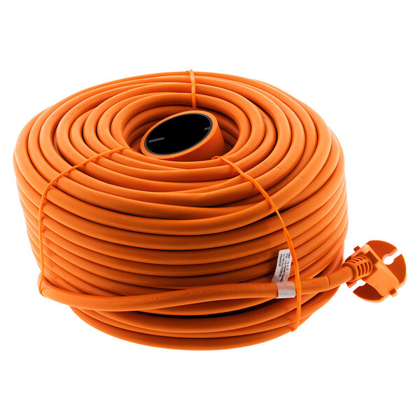 Prolongateur 16A HO5VV-F 2x 1 5 2P sans terre Orange 50m - Zenitech