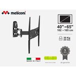 MELICONI MB400 FULL MOTION Support mural pour TV de 40 a 65