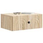 vidaXL Cabinet de chevet mural Chêne Sonoma 49 x 34 5 x 20 cm