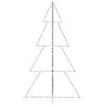 vidaXL Arbre de Noël cône 360 LED d'intérieur/d'extérieur 143x250 cm