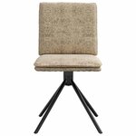 vidaXL Chaise à manger gris clair similicuir daim