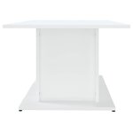 vidaXL Table basse blanc 102x55 5x40 cm bois d'ingénierie