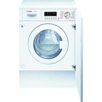 Lave-linge séchant intégrable bosch wkd28542ff - lavage 7 kg / séchage 4 kg - l 60 cm - 1400 trs/min - blanc