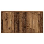 vidaXL Buffets 2 Pièces Bois ancien 79x38x80 cm Bois d'ingénierie