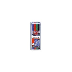 Etui de 4 marqueurs permanent Write-4-all M Moyen 1 mm Assortis STABILO