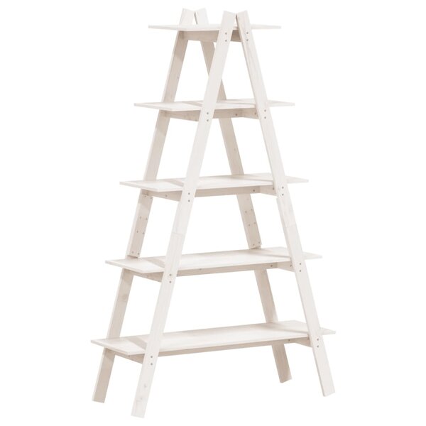 vidaXL Étagère 5 niveaux en forme de A 110x40x180 5 cm bois pin massif