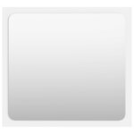 vidaXL Ensemble de meubles de salle de bain Blanc brillant Aggloméré