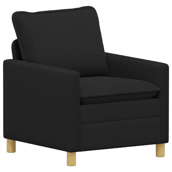 vidaXL Canapé Noir 76 x 81 x 87 5 cm Tissu