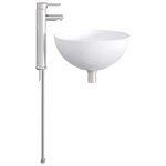 vidaXL Lavabo de salle de bains Chrome 35 5 x 35 5 x 14 5 cm métal