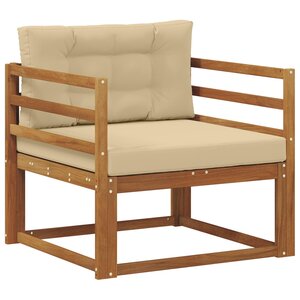 vidaXL Sofa de milieu extérieur Naturel
