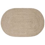 vidaXL Tapis de surface Blanc 122 x 183 cm Jute