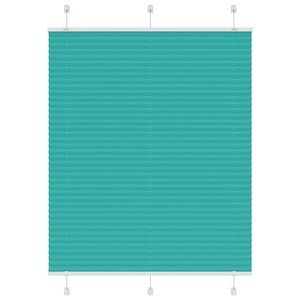 vidaXL Store plissé vert pétrole 105x100cm largeur du tissu 104 4cm