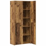 vidaXL Haut Armoire 2 Pièces Bois ancien 80 x 42 x 185 cm