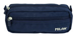 Trousse rectangulaire 2 fermetures éclair série 1918 Bleu marine