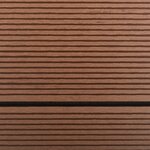 vidaXL Receveur de douche extérieur WPC Inox 110x62 cm Marron