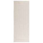 vidaXL Tapis ZIZUR crème 80x200 cm aspect de jute intérieur extérieur