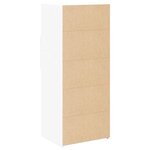 vidaXL Buffet haut blanc 50x42 5x124 cm bois d'ingénierie