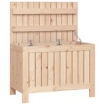 vidaXL Boîte de rangement de jardin 76x42 5x54 cm Bois massif de pin