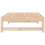 vidaXL Repose-pied de jardin 120x80 cm bois de pin massif