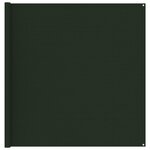 vidaXL Tapis de tente 200x400 cm Vert foncé