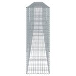 vidaXL Panier gabion avec couvercle 800x50x150 cm fer galvanisé