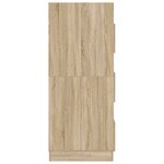 vidaXL Armoire à Laver Sonoma 50 x 68 x 162 cm Bois d'ingénierie