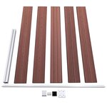 vidaXL Clôture de jardin WPC 175x105 cm Marron