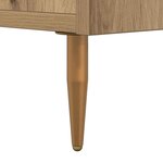 vidaXL Meuble TV chêne artisanal 150 x 30 x 50 cm Bois d'ingénierie