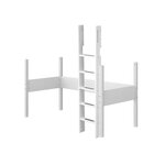 Flexa WHITE Kit structure echelle droite et pieds pour lit mezzanine Blanc