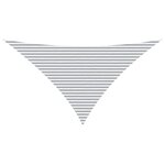 vidaXL Voile d'ombre Gris clair et blanc 7 x 5 x 5 m