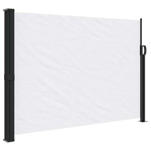 vidaXL Auvent latéral rétractable blanc 140x300 cm