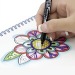 Marqueur Permanent MONO twin 0 8 et 0 4 mm Noir TOMBOW