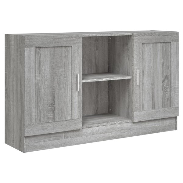 vidaXL Buffet Sonoma gris 120x30 5x70 cm Bois d'ingénierie
