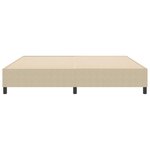 vidaXL Cadre de lit plateforme Vert gris 200 x 200 cm tissu