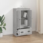 vidaXL Buffet haut gris béton 60x35 5x103 5 cm bois d'ingénierie